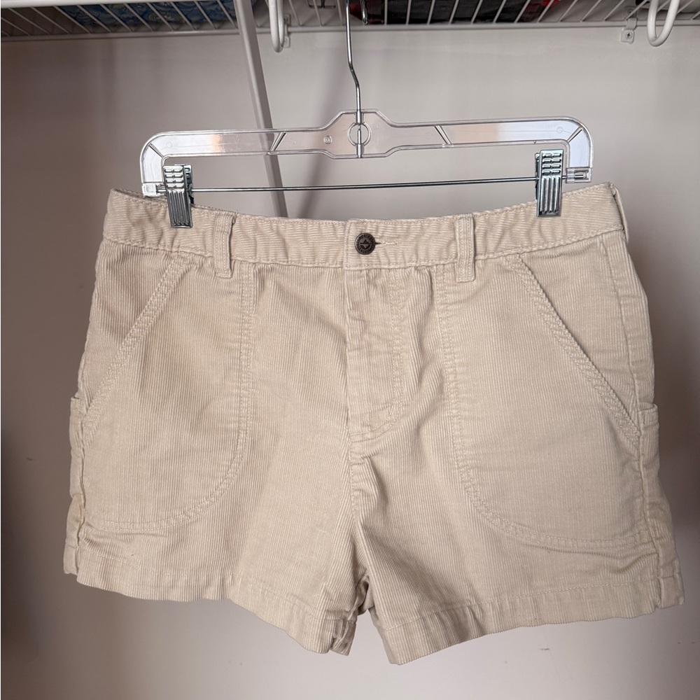 Patagonia Beige Corduroy Women's Shorts